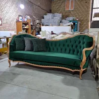 کاناپه سه نفره فرانسوی با رنگ سندبلاست|مبلمان خانگی و میز عسلی|شیراز, وصال|دیوار