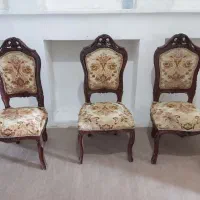 ۶ عدد مبل استیل چوبی|مبلمان خانگی و میز عسلی|اصفهان, نقش جهان|دیوار
