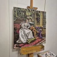 تابلو نقاشی رنگ روغن|تابلو، نقاشی، عکس|تهران, سازمان آب|دیوار