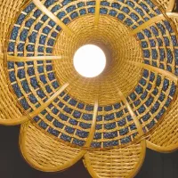 لوستر تک شاخه حصیری|لوستر و چراغ آویز|تهران, خواجه نصیر طوسی|دیوار