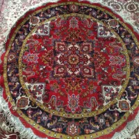 فرش دستبافت تازه از دار افتاده یکونیم در یکونیم