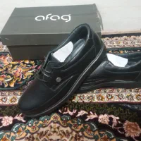 کفش مردانه مشکی چرم.مارک آفاق سایز 42|کیف، کفش، کمربند|مرودشت, ژیان|دیوار