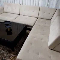 مبلمان راحتی هفت نفره با میز وسط|مبلمان خانگی و میز عسلی|تهران, افسریه جنوبی|دیوار