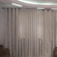 پرده سه متری به همراه والان جنس  درجه یک درحد نو