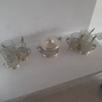 قهوه خوری عتیقه برنجی سیلور|کلکسیون اشیاء عتیقه|تبریز, |دیوار