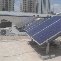 انجام کار پنل خورشیدی و موتور برق