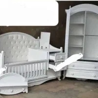 فروش فوری سرویس خواب کودک قابل تبدیل به نوجوان