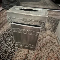 ست سطل و جا دستمالی نو و سالم و شکیل