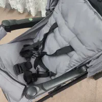 کالسکه دوقلو عصایی خارجی تمیز|کالسکه و لوازم جانبی|قم, دروازه کاشان|دیوار