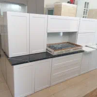 کابینت/ نئوکلاسیک سفید براق / آماده