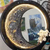 تابلو ماه با آینه ۷۰متر