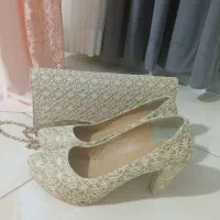 یک عدد لباس مجلسی و کیف و کفش مجلسی|لباس|بومهن, |دیوار