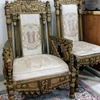 مبل 9نفره هخامنشی چوب راش|مبلمان خانگی و میز عسلی|باقرشهر, |دیوار