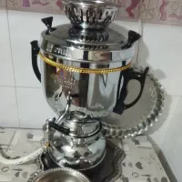 یک عدد سماور گازی آپولون نو نو همراه با کارتونش