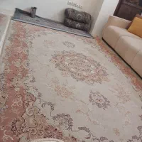 فرش ۶ متری  زمینه کرم جفت