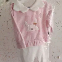 لباس نوزادی مخمل هفت ماهه|کفش و لباس بچه|شهرضا, |دیوار