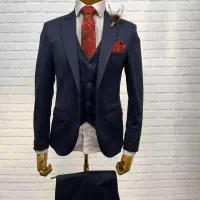 کت شلوار با جلیقه جدید دو رو