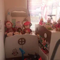 سرویس خواب تخت کودک و نوجوان در حد نو|تخت و سرویس خواب|ری, علایین|دیوار