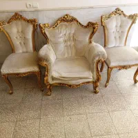 مبل ۹ نفره استیل راحتی منبت