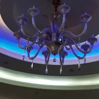 لوستر تمام کریستال فروشی|لوستر و چراغ آویز|اشتهارد, |دیوار