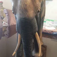 فیل چوبی تایلندی سایز بزرگ|مجسمه، تندیس، ماکت|تهران, افسریه جنوبی|دیوار