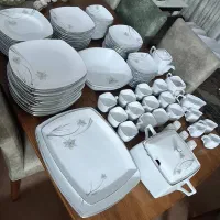 سرویس ۱۰۷ پارچه‌ چینی مقصود|ظروف سرو و پذیرایی|گرگان, |دیوار