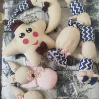ست عروسک بچه دست ساز