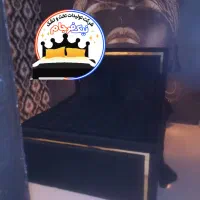 تخت خواب دو نفره نیک فرجام چوب و پارچه لایت|تخت و سرویس خواب|مشهد, سپاد|دیوار