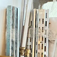 رگال وچوب لباسی وتیله برای مغازه
