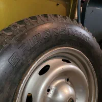 لاستیک یخ شکن بریجستون همراه با رینگ|قطعات یدکی و لوازم جانبی|تهران, دروازه شمیران|دیوار