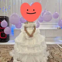 لباس عروس دخترانه مجلسی