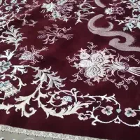 ۳ عدد قالی زرشکی