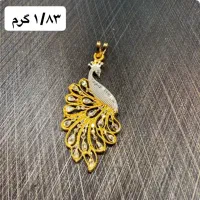 انگشتر و آویز زیبای طرح طاووس ترند|جواهرات|اردبیل, |دیوار