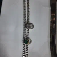 انگشتر و زنجیر نقره
