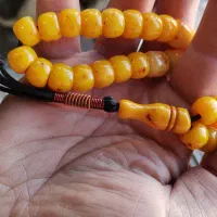 تسبیح کرپ کهنه قاجاری|کلکسیون اشیاء عتیقه|کوهدشت, |دیوار