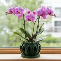 نشا ارکیده فالانوپسیس سالم، لوکس و آماده رشد