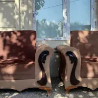 مبل هفت نفره همراه کوسن ومیز عسلی بزرگ و کوچک|مبلمان خانگی و میز عسلی|جوین, |دیوار