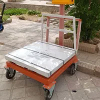 باسکول 1تنی ثابت ابعاد کفه 1در 1  و چرخدار