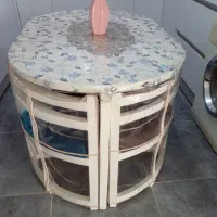 میز غذا خوری ۶ نفره قیمت ۸ میلیون تومان|میز و صندلی غذاخوری|سلطانیه, |دیوار