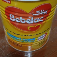 قوطی خالی شیر خشک ۷ عدد با قاشق و پلمپ الومینومی