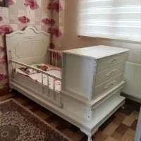 تخت کشودار کمد دودروویترین دار