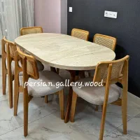 فِرِدِریکا میز غذاخوری مارال باجزئیات اروپایی