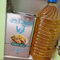 روغن نباتی 5کیلو آریا با روغن مایع 5کیلو