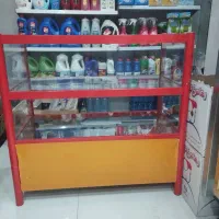 میز پیشخوان ویترین شیشه ای