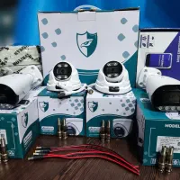 دوربینـ مداربسته+به همراه تمام وسایل+میکروفون دار