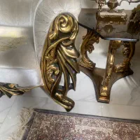 مبلمان ۷ نفره تمام راش بامیز ناهار خوری ۶ نفره|مبلمان خانگی و میز عسلی|اراک, |دیوار