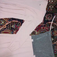 مانتو گلبه ای آینه ای ابروبادی، نو