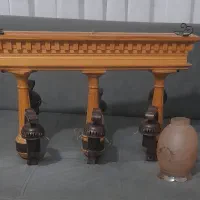 لوستر چوبی ۶ شاخه