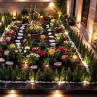 گل کاری وهرس وبرش و کاشت درخت کود دهی