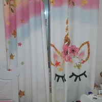 پرده طرح تک شاخ